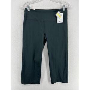 UNDER ARMOUR Pants Womens M AU Studio Compression Cropped Fitted Green NEW